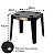Mesa Plástica Apoio Guarda Sol Porta-Copos Preta - 70165707 Belfix - Imagem 4