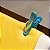 Kit 4 Prendedores De Toalha Sandália Azul Clip Para Cadeira De Praia - 3100 Tobee - Imagem 2