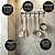 Suporte Multiuso Cabide 6 Ganchos Porta Acessórios Cozinha Preto Fosco - 1017PT Future - Imagem 2