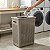 Cesto de Roupa Com Tampa Plástico 38 Litros Flow  Lavanderia Banheiro Bege - CFW2100BGF Ou - Imagem 2