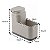 Dispenser Porta Esponja Sabonete Líquido Detergente 550ml Bege - DT600BGF Ou - Imagem 5