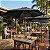 Ombrelone 3 metros Guarda Sol Sombrero 6 Hastes Central Jardim Piscina JURERÊ Preto - AMZ - Imagem 6