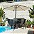 Ombrelone 3 metros Guarda Sol Sombrero 6 Hastes Central Jardim Piscina JURERÊ Bege - AMZ - Imagem 4