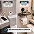 Suporte Porta Papel HIgiênico Objetos Preto Fosco Adesivo Parede - 148PT Future - Imagem 4