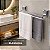 Suporte Porta Toalha Toalheiro Duplo 45cm Cromado Com Adesivo Parede Banheiro - 104 Future - Imagem 2