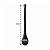 Bomba de Chimarrão Mate Terere Inox Preto Fosco 19cm - 657.01 Taumer - Imagem 5