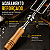 Espeto Inox Triplo Com Garfo Roldana Para Churrasqueira Rotativa Cabo Madeira - 420 Matrinox - Imagem 3
