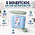 Porta Sabão em Pó 1kg Com Dosador Plástico Verde - 267/1 Sanremo - Imagem 2