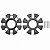 Coroa Castanha Conector de Varetas Reparo Para Ombrelone 8 Hastes Guarda Sol Ombrelone - AMZ - Imagem 5
