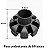 Coroa Castanha Conector de Varetas Reparo Para Ombrelone 8 Hastes Guarda Sol Ombrelone - AMZ - Imagem 6