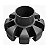 Coroa Castanha Conector de Varetas Reparo Para Ombrelone 8 Hastes Guarda Sol Ombrelone - AMZ - Imagem 4