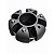 Coroa Castanha Conector de Varetas Reparo Para Ombrelone 6 Hastes Guarda Sol Ombrelone - AMZ - Imagem 6