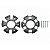 Coroa Castanha Conector de Varetas Reparo Para Ombrelone 6 Hastes Guarda Sol Ombrelone - AMZ - Imagem 3
