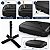 Kit Ombrelone Lateral Suspenso 3m Kauai Preto + Base 55 Litros Piscina Jardim - AMZ - Imagem 6