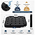 Kit Ombrelone Lateral Suspenso 3m Kauai Preto + Base 60 Litros Quadrada Piscina Jardim - AMZ - Imagem 5