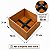 Base de Madeira Para Ombrelone 72x72cm Caixa Floreira - Cor Mel AMZ - Imagem 6