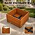 Base de Madeira Para Ombrelone 72x72cm Caixa Floreira - Cor Mel AMZ - Imagem 4