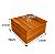 Base de Madeira Para Ombrelone 72x72cm Com Tampa Mesa - Cor Mel AMZ - Imagem 7