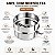 Anel Borboleta Registro Inox Para Chaminé Regulador Fumaça Fogão Lenha 110mm Nº1 - Hedlund - Imagem 3