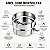 Anel Com Borboleta Registro Inox Para Chaminé Regulador Fumaça Fogão Lenha 120mm N°3 - Hedlund - Imagem 4