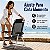 Cadeira de Praia Reclinável 5 Posições Reforçada Alumínio UP Line Até 120kg Preta - 908 Zaka - Imagem 7