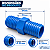 Conexão Emenda para Mangueira de Piscina 1 1/2" Dupla União Azul - 1633 Netuno - Imagem 6