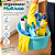 Kit Balde Plástico 12 Litros com Espremedor + Organizador Para Limpeza Azul - Mor - Imagem 4