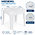 Mesa Plástica de Apoio Pequena Com Porta Copos Branca - 70165701 Belfix - Imagem 6