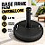 Base Para Ombrelone Guarda Sol Redonda Concreto 22 kg Preta - 26207 Belfix - Imagem 6