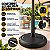 Base Para Ombrelone Guarda Sol Redonda Concreto 22 kg Preta - 26207 Belfix - Imagem 4