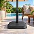 Base Quadrada para Ombrelone Guarda Sol 11 kg Concreto Preta - 26107 Belfix - Imagem 2