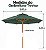 Ombrelone Madeira Sombreiro 2,4m Treviso Jardim Piscina Verde Oliva - 242803 Belfix - Imagem 7