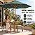 Ombrelone Madeira Sombreiro 2,4m Treviso Jardim Piscina Verde Oliva - 242803 Belfix - Imagem 4