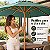 Ombrelone Madeira Sombreiro 2,4m Treviso Jardim Piscina Verde Oliva - 242803 Belfix - Imagem 5