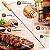 Espeto Simples Inox Para Coração Cabo Madeira 85cm 1,50mm - 335 Matrinox - Imagem 3