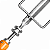 Espeto Triplo Inox Com Roldana Para Frango Aberto Cabo Madeira - 428 Matrinox - Imagem 5