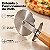 Cortador De Pizza Carretilha Lâmina Inox Cabo Madeira - 14 Matrinox - Imagem 5
