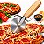 Cortador De Pizza Carretilha Lâmina Inox Cabo Madeira - 14 Matrinox - Imagem 1