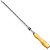 Espeto Inox Para Churrasco Cabo Madeira + Roldana Móvel 85cm 1,20mm - 2 Matrinox - Imagem 1