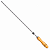 Espeto Inox Para Coração Cabo Madeira + Roldana Móvel 85cm 1,50mm - 335 Matrinox - Imagem 1