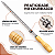 Kit 4 Espeto Inox Para Churrasco Cabo Madeira + Roldana Móvel 85cm 1,20mm - 2 Matrinox - Imagem 3