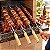 Kit 3 Espeto Simples Inox + 1 Espeto Para Coração + Apoio Churrasco Cabo Madeira 85cm 1,20mm - Matrinox - Imagem 2