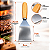 Kit Espátula Inox Para Hambúrguer + Pegador de Carne Pinça - Matrinox - Imagem 6