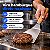 Kit Espátula Inox Para Hambúrguer + Pegador de Carne Pinça - Matrinox - Imagem 4