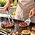 Kit Espátula Inox Para Hambúrguer + Pegador de Carne Pinça - Matrinox - Imagem 2