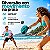 Jogo Frescobol 2 Raquetes Madeira Naval + 1 Bola Tênis de Praia - 481900 Belfix - Imagem 3