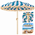 Ombrelone Guarda Sol Central 2,20m Mood Vibes com Franja - 20973 Belfix - Imagem 1