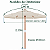 Ombrelone Central de Madeira 2 Metros Itapema Bagum Bege - 201606 Belfix - Imagem 6