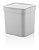 Lixeira Trium 2,5 Litros Porta Cesto De Lixo Cozinha Pia - LX 500 Ou - Branco - Imagem 4
