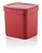 Lixeira Trium 2,5 Litros Porta Cesto De Lixo Cozinha Pia - LX 500 Ou - Vermelho - Imagem 4